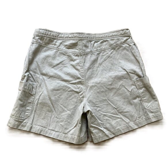 Ricki's Women's Utility Cargo Shorts Hiking Vintage Y2K Khaki Beige XL 34" Waist - Picture 4 of 6